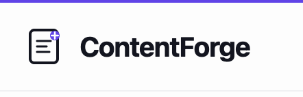 ContentForge logo